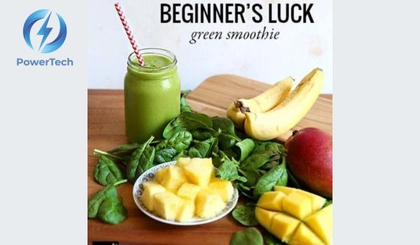 Green smoothie làm từ máy xay Philip